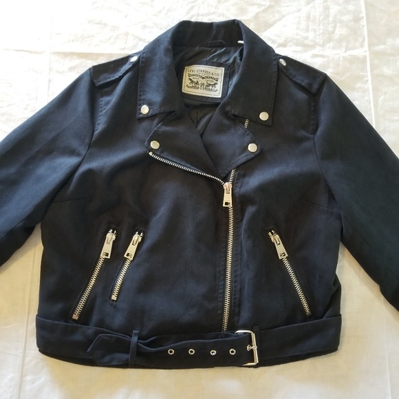 Levi's Jackets & Blazers - LEVI'S suede belted moto jacket